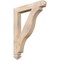 Ekena Millwork Funston Arts & Crafts Smooth Bracket, Douglas Fir, 3 1/2"W x 26"D x 34"H BKT04X26X34FST03SDF - alternate 1